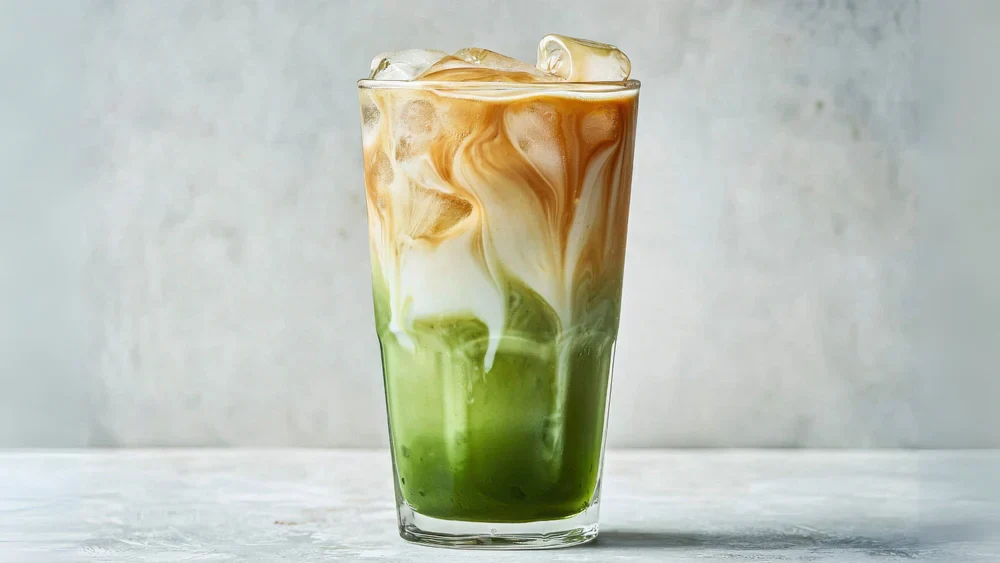 Matcha coffee